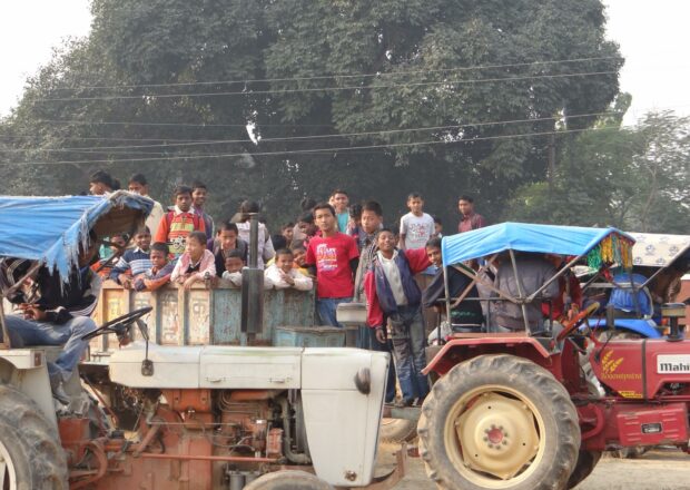 Tractor at Anand Niwas