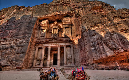 Iconic Petra building