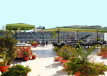 Terrace of Golden Walls Hotel